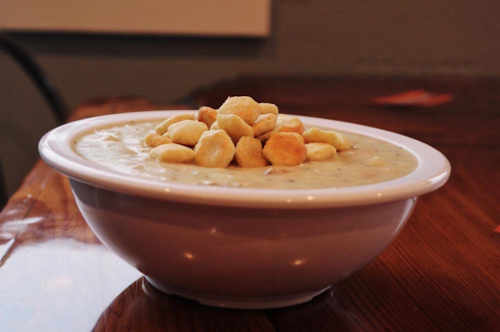 chowder in a bowl